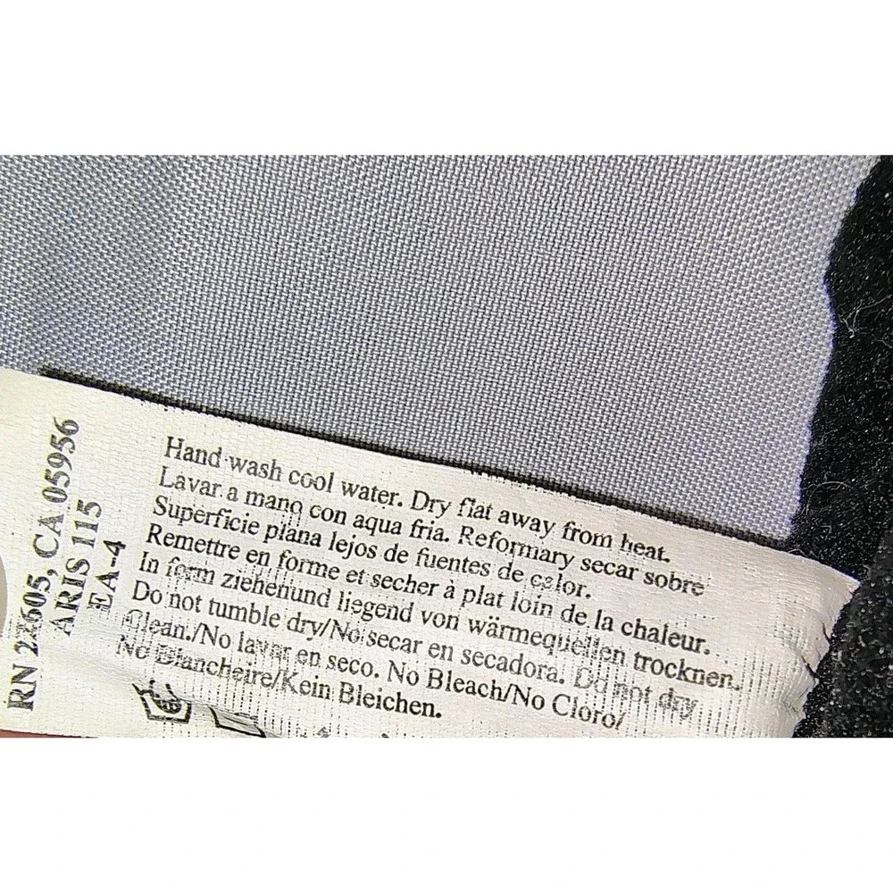 Vintage Isotoner Sensations Nylon Gloves 4 Way Stretch Fleece Lined Black One Sz - Picture 8 of 8